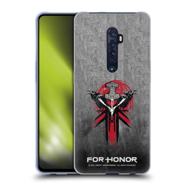 For Honor Icons Viking Soft Gel Case for OPPO Reno 2
