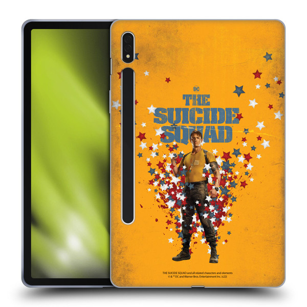 The Suicide Squad 2021 Character Poster Rick Flag Soft Gel Case for Samsung Galaxy Tab S8