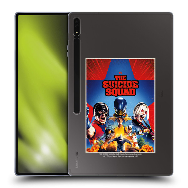 The Suicide Squad 2021 Character Poster Group Soft Gel Case for Samsung Galaxy Tab S8 Ultra