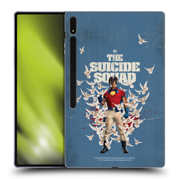 The Suicide Squad 2021 Character Poster Peacemaker Soft Gel Case for Samsung Galaxy Tab S8 Ultra