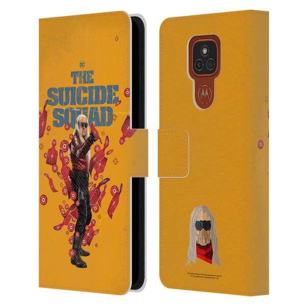 The Suicide Squad 2021 Character Poster Savant Leather Book Wallet Case Cover For Motorola Moto E7 Plus