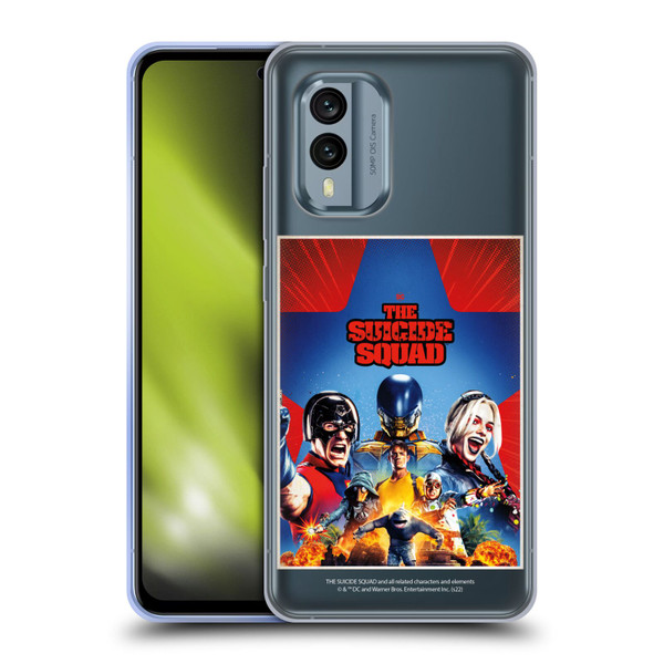 The Suicide Squad 2021 Character Poster Group Soft Gel Case for Nokia X30