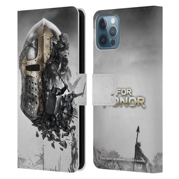 For Honor Key Art Knight Leather Book Wallet Case Cover For Apple iPhone 12 / iPhone 12 Pro