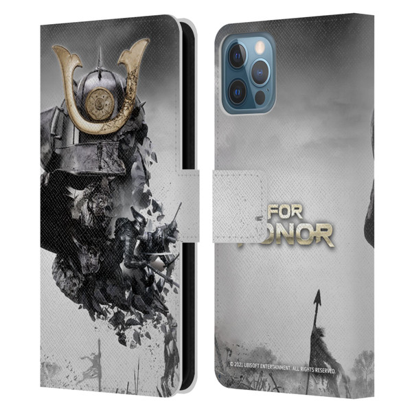 For Honor Key Art Samurai Leather Book Wallet Case Cover For Apple iPhone 12 / iPhone 12 Pro