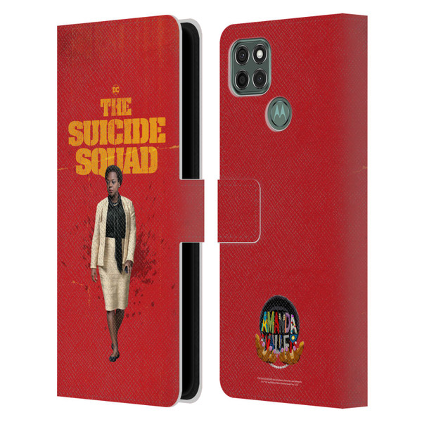 The Suicide Squad 2021 Character Poster Amanda Waller Leather Book Wallet Case Cover For Motorola Moto G9 Power
