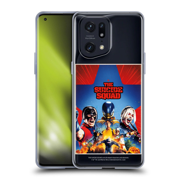 The Suicide Squad 2021 Character Poster Group Soft Gel Case for OPPO Find X5 Pro