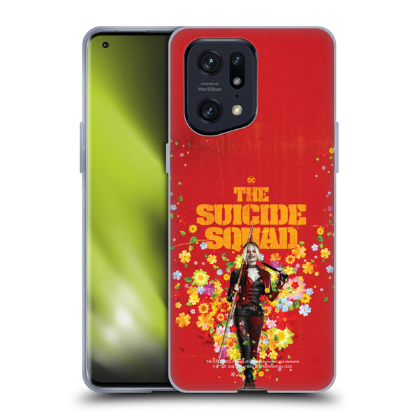 The Suicide Squad 2021 Character Poster Harley Quinn Soft Gel Case for OPPO Find X5 Pro