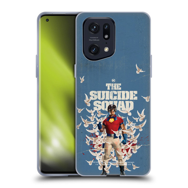 The Suicide Squad 2021 Character Poster Peacemaker Soft Gel Case for OPPO Find X5 Pro
