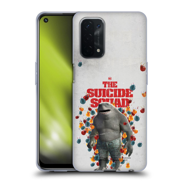 The Suicide Squad 2021 Character Poster King Shark Soft Gel Case for OPPO A54 5G