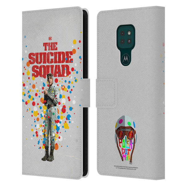 The Suicide Squad 2021 Character Poster Polkadot Man Leather Book Wallet Case Cover For Motorola Moto G9 Play