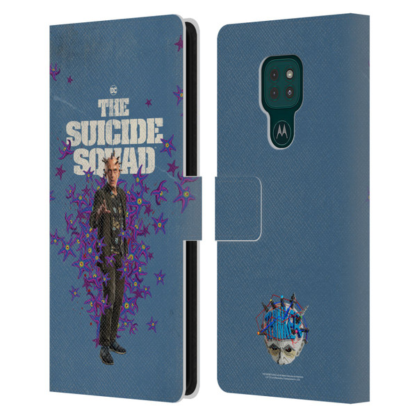 The Suicide Squad 2021 Character Poster Thinker Leather Book Wallet Case Cover For Motorola Moto G9 Play