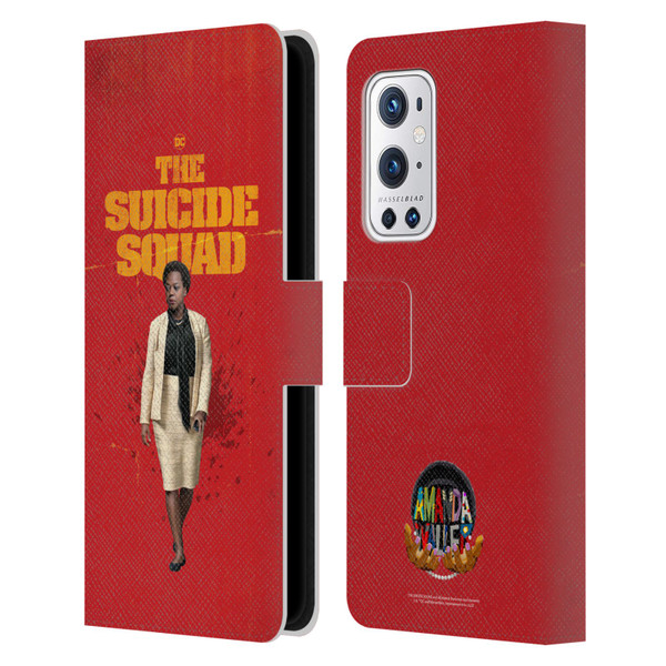 The Suicide Squad 2021 Character Poster Amanda Waller Leather Book Wallet Case Cover For OnePlus 9 Pro