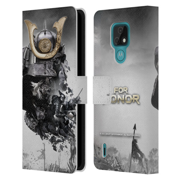For Honor Key Art Samurai Leather Book Wallet Case Cover For Motorola Moto E7