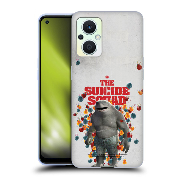 The Suicide Squad 2021 Character Poster King Shark Soft Gel Case for OPPO Reno8 Lite