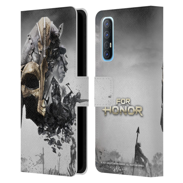 For Honor Key Art Viking Leather Book Wallet Case Cover For OPPO Find X2 Neo 5G