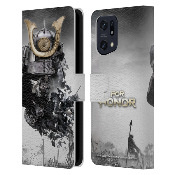 For Honor Key Art Samurai Leather Book Wallet Case Cover For OPPO Find X5