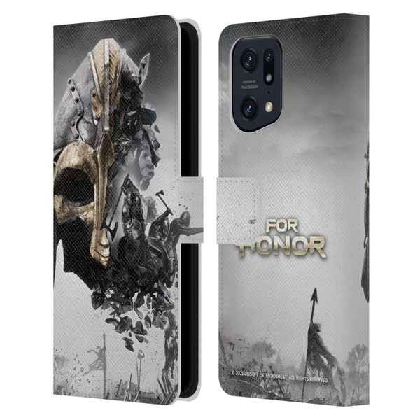 For Honor Key Art Viking Leather Book Wallet Case Cover For OPPO Find X5