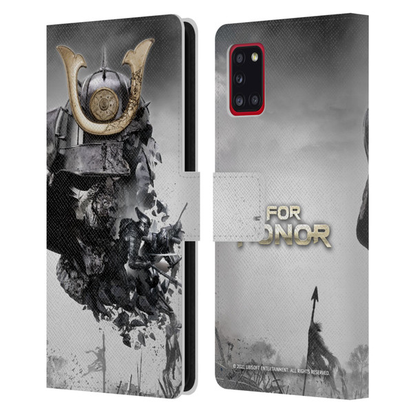 For Honor Key Art Samurai Leather Book Wallet Case Cover For Samsung Galaxy A31 (2020)