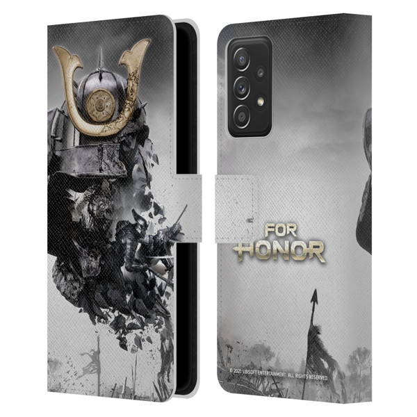 For Honor Key Art Samurai Leather Book Wallet Case Cover For Samsung Galaxy A52 / A52s / 5G (2021)