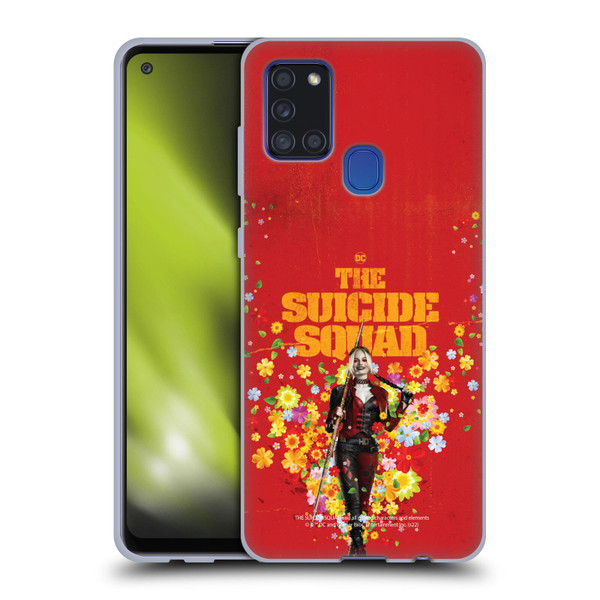 The Suicide Squad 2021 Character Poster Harley Quinn Soft Gel Case for Samsung Galaxy A21s (2020)