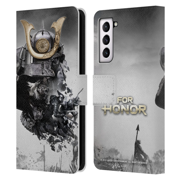 For Honor Key Art Samurai Leather Book Wallet Case Cover For Samsung Galaxy S21 5G