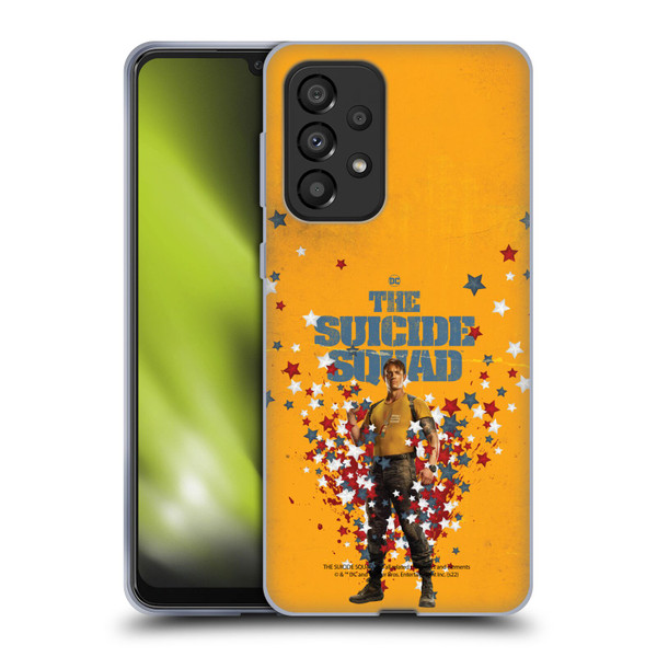 The Suicide Squad 2021 Character Poster Rick Flag Soft Gel Case for Samsung Galaxy A33 5G (2022)