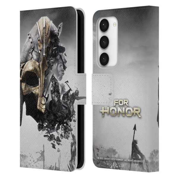 For Honor Key Art Viking Leather Book Wallet Case Cover For Samsung Galaxy S23 5G