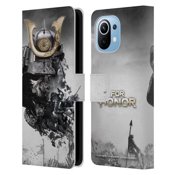 For Honor Key Art Samurai Leather Book Wallet Case Cover For Xiaomi Mi 11
