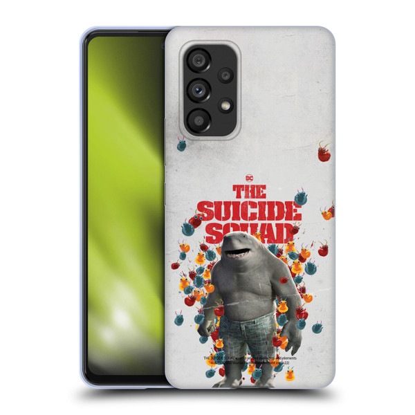 The Suicide Squad 2021 Character Poster King Shark Soft Gel Case for Samsung Galaxy A53 5G (2022)