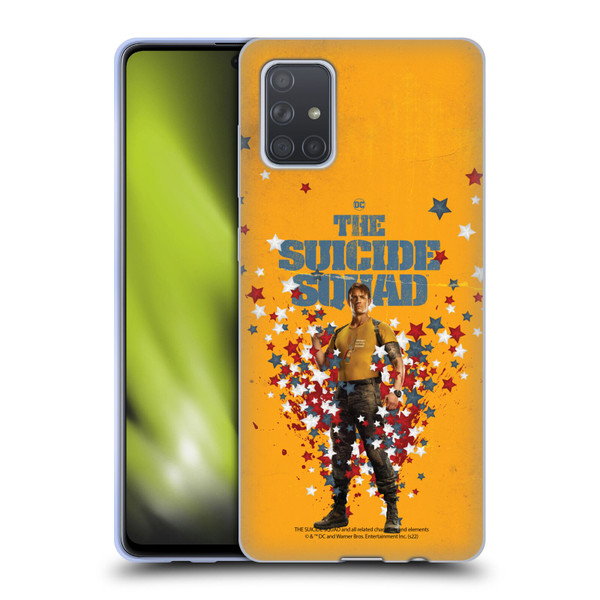 The Suicide Squad 2021 Character Poster Rick Flag Soft Gel Case for Samsung Galaxy A71 (2019)