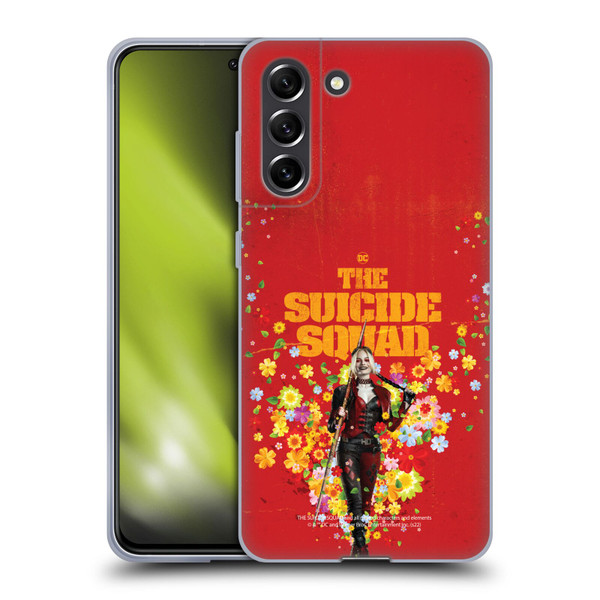 The Suicide Squad 2021 Character Poster Harley Quinn Soft Gel Case for Samsung Galaxy S21 FE 5G