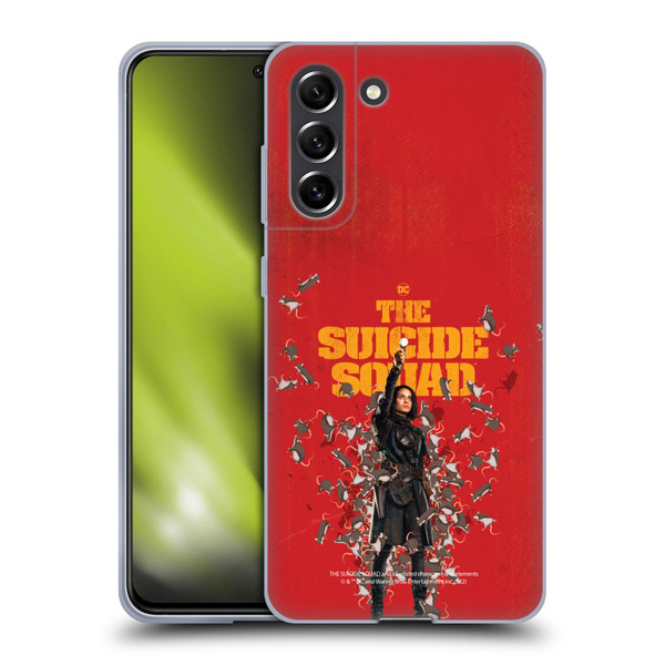 The Suicide Squad 2021 Character Poster Ratcatcher Soft Gel Case for Samsung Galaxy S21 FE 5G