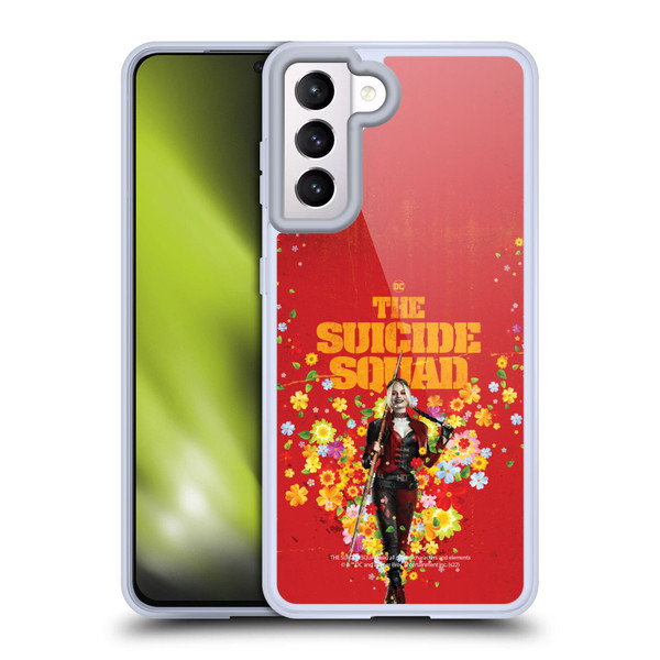 The Suicide Squad 2021 Character Poster Harley Quinn Soft Gel Case for Samsung Galaxy S21 5G
