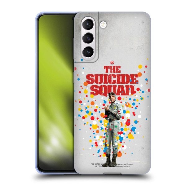 The Suicide Squad 2021 Character Poster Polkadot Man Soft Gel Case for Samsung Galaxy S21 5G