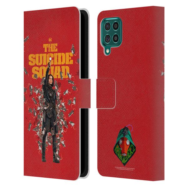 The Suicide Squad 2021 Character Poster Ratcatcher Leather Book Wallet Case Cover For Samsung Galaxy F62 (2021)