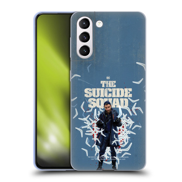The Suicide Squad 2021 Character Poster Captain Boomerang Soft Gel Case for Samsung Galaxy S21+ 5G