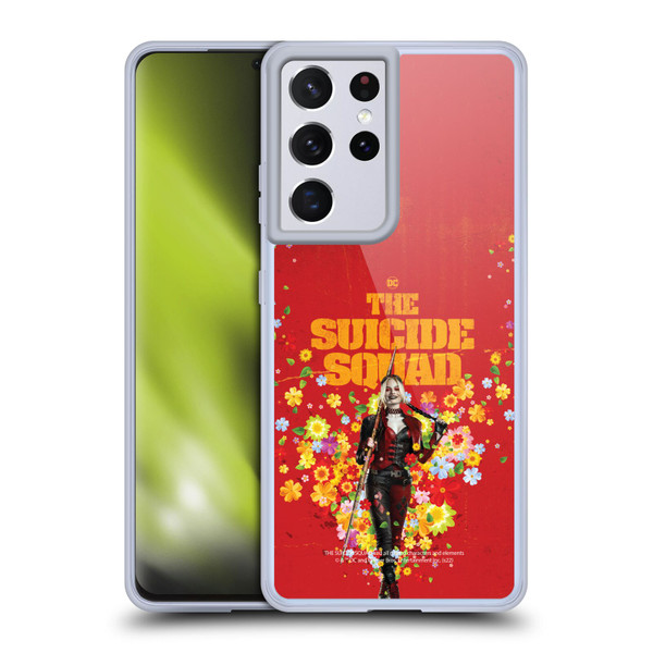 The Suicide Squad 2021 Character Poster Harley Quinn Soft Gel Case for Samsung Galaxy S21 Ultra 5G