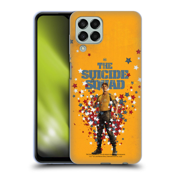 The Suicide Squad 2021 Character Poster Rick Flag Soft Gel Case for Samsung Galaxy M33 (2022)