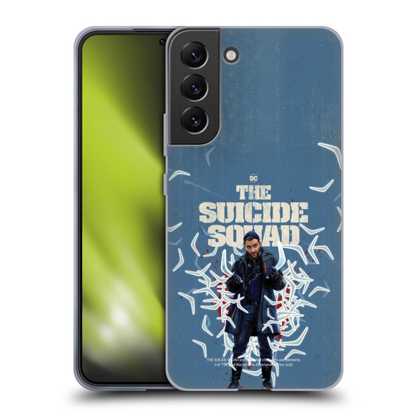 The Suicide Squad 2021 Character Poster Captain Boomerang Soft Gel Case for Samsung Galaxy S22+ 5G