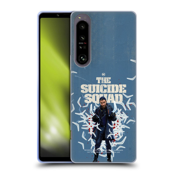 The Suicide Squad 2021 Character Poster Captain Boomerang Soft Gel Case for Sony Xperia 1 IV