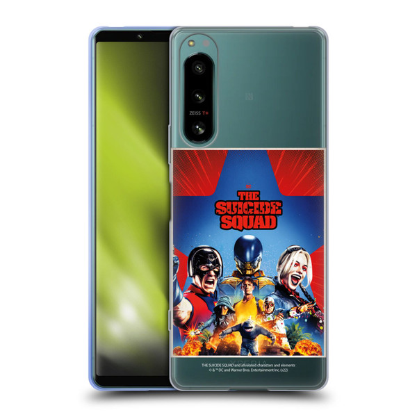 The Suicide Squad 2021 Character Poster Group Soft Gel Case for Sony Xperia 5 IV