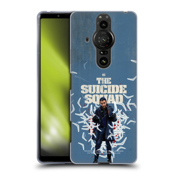 The Suicide Squad 2021 Character Poster Captain Boomerang Soft Gel Case for Sony Xperia Pro-I