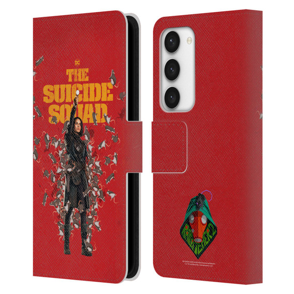 The Suicide Squad 2021 Character Poster Ratcatcher Leather Book Wallet Case Cover For Samsung Galaxy S23 5G