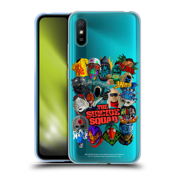 The Suicide Squad 2021 Character Poster Group Head Soft Gel Case for Xiaomi Redmi 9A / Redmi 9AT