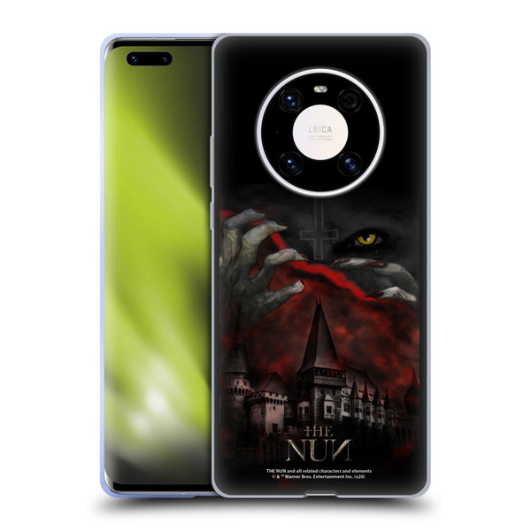 The Nun Valak Graphics Monastery Soft Gel Case for Huawei Mate 40 Pro 5G