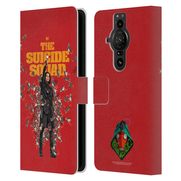 The Suicide Squad 2021 Character Poster Ratcatcher Leather Book Wallet Case Cover For Sony Xperia Pro-I