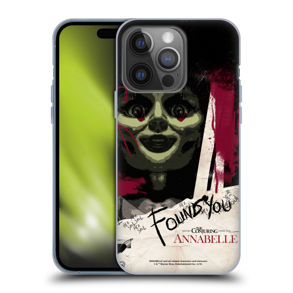 Annabelle Graphics Found You Soft Gel Case for Apple iPhone 14 Pro