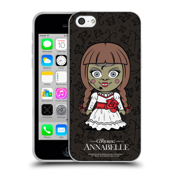 Annabelle Graphics Character Art Soft Gel Case for Apple iPhone 5c