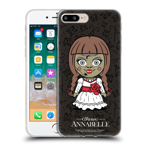 Annabelle Graphics Character Art Soft Gel Case for Apple iPhone 7 Plus / iPhone 8 Plus