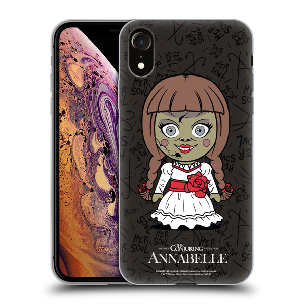 Annabelle Graphics Character Art Soft Gel Case for Apple iPhone XR
